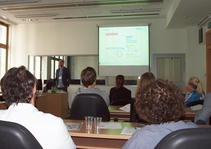 Presenting at an international geographers’ conference