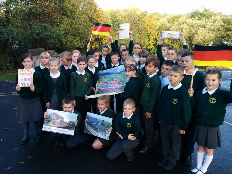 Lancashire school children prepare to visit Aachen
