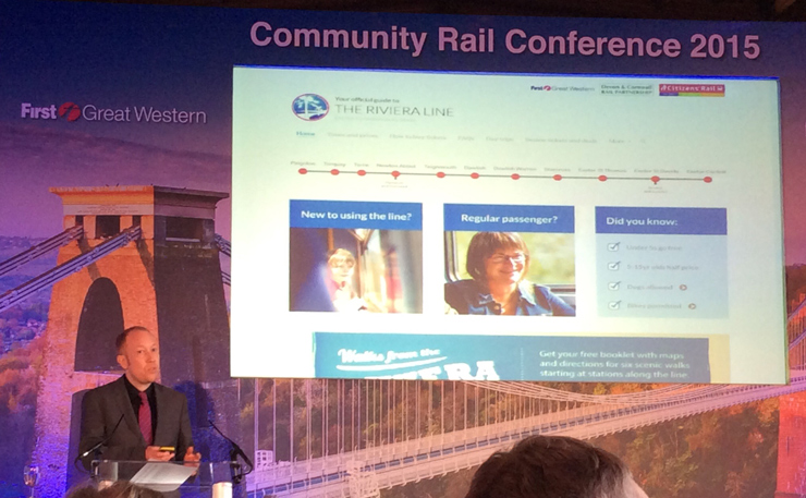 Conference presentation on developing railway websites