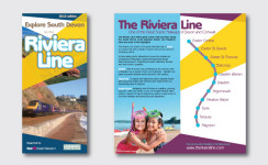 Booklet to promote the Riviera Line